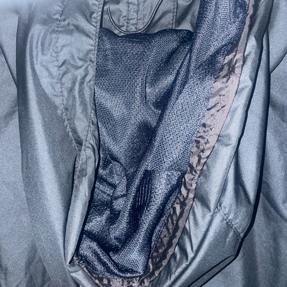 black columbia rain jacket -worn ONCE- L - Picture 4 of 6